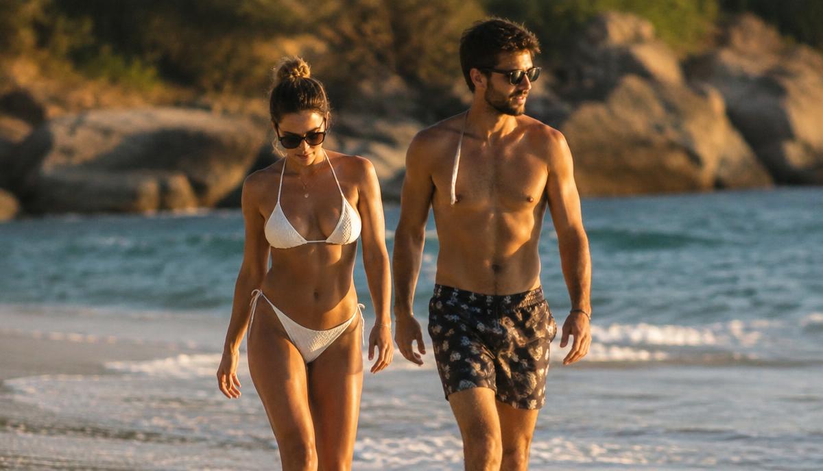 Hollywood Couple Spotted on a Romantic Island Getaway